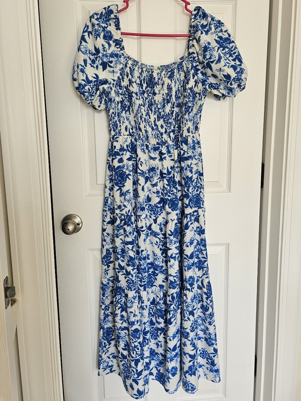 Floral Smocked Maxi Dress